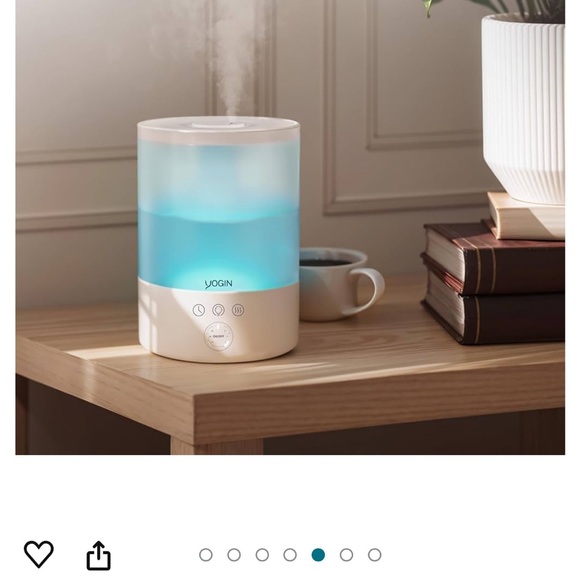 YOGIN Humidifiers for Bedroom Large room,Top fill 2.5L Ultrasonic cool mis - Picture 5 of 6